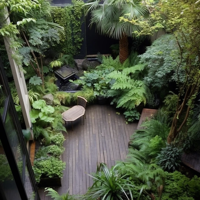 Jardin jungle - conception 