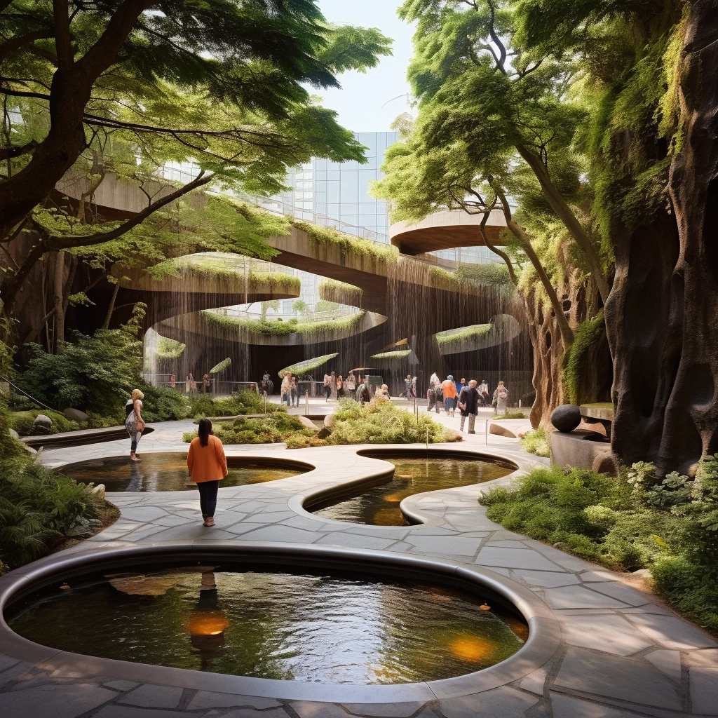Lawrence Halprin garden design