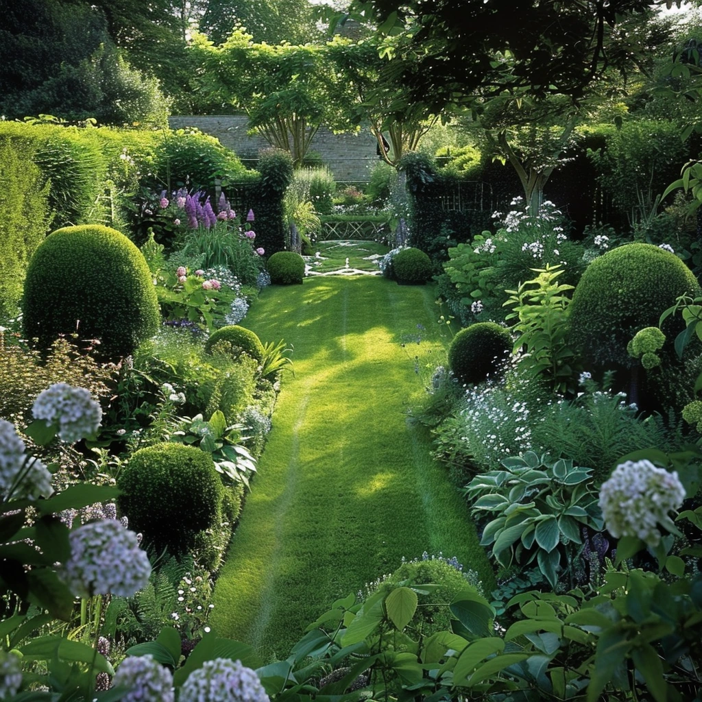 Jardin anglais style